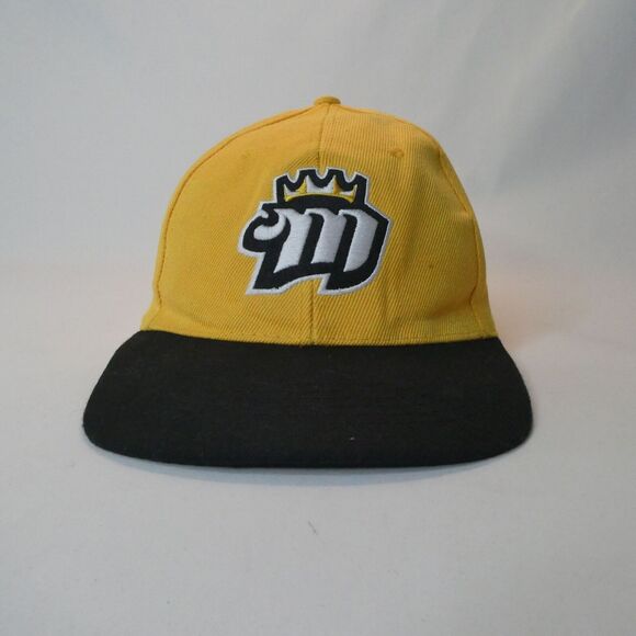 Memphis Riverkings Hockey Hat Yellow Black Embroidered Minor League Mississippi - Picture 7 of 14